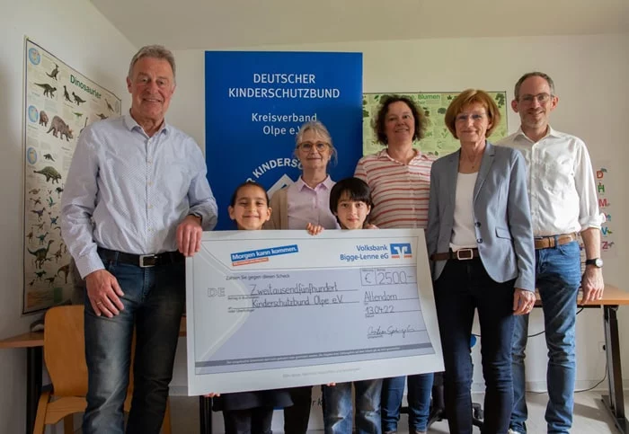 Spende für den Kinderschutzbund Kreis Olpe
